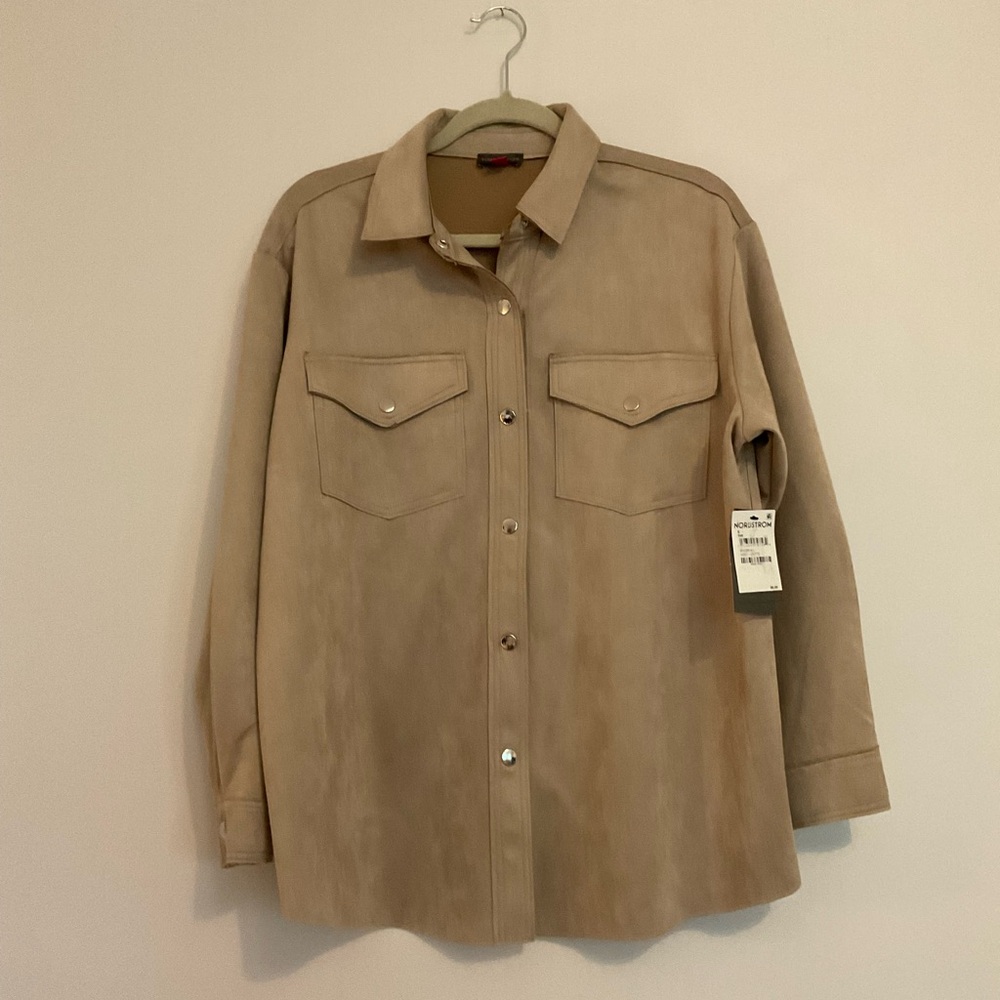 Faux suede jacket/skirt
